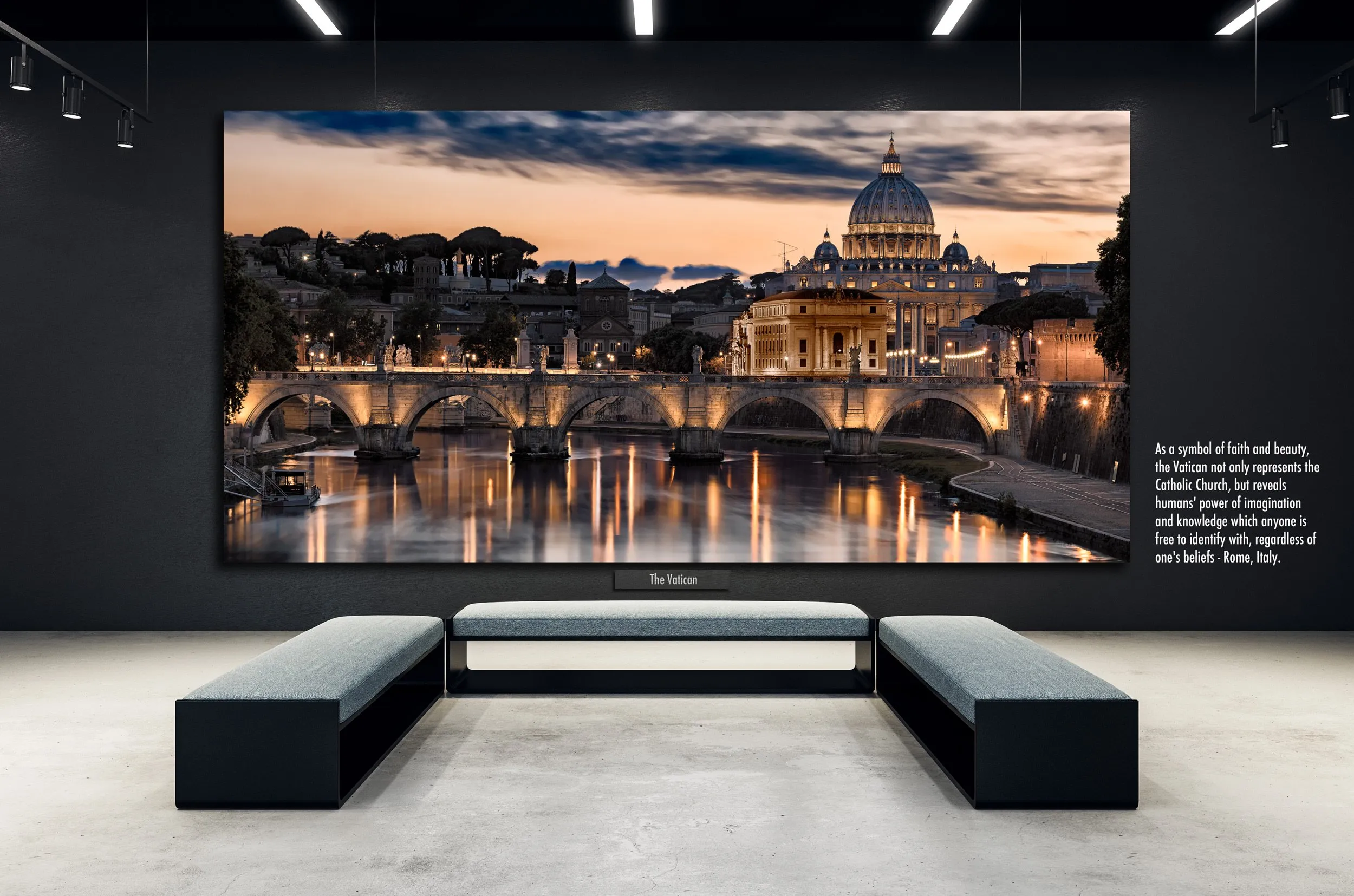 As a symbol of faith and beauty, the Vatican not only represents the Catholic Church, but reveals humans' power of imagination and knowledge which anyone is free to identify with, regardless of one's beliefs - Rome, Italy.