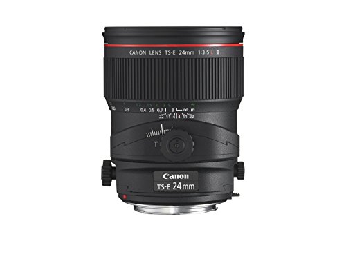 Canon TS-E 24mm f/3.5L II Ultra Wide Tilt-Shift Lens for Canon Digital SLR Cameras Black