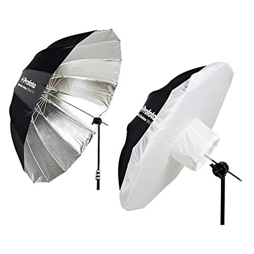 Profoto Deep Silver Umbrella, XL, 65" (165cm) Umbrella Diffuser, XL, 1.5 Stops