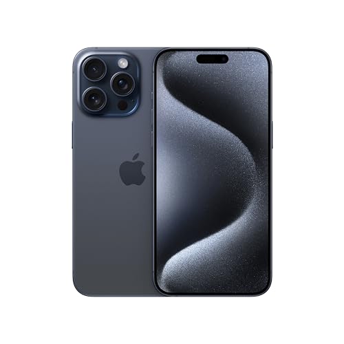 Apple iPhone 15 Pro Max (1 TB) - Blue Titanium | [Locked] | Boost Infinite plan required starting at $60/mo. | Unlimited Wireless | No trade-in needed to start | Get the latest iPhone every year
